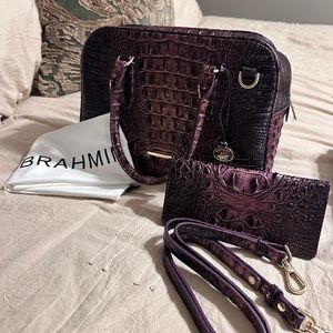 Brahmin Melbourne Bag & Wallet. Worn once